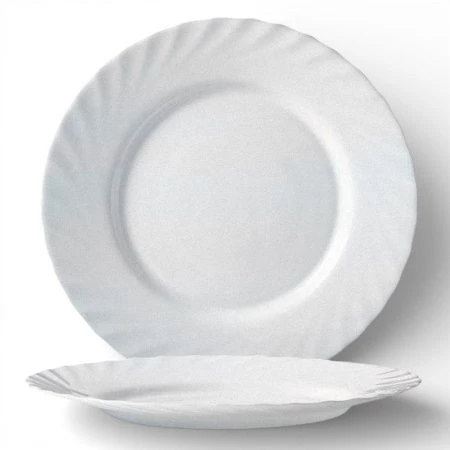 Тарелка мелкая 15,5см стеклокерамика ТРИАНОН N3653 (36)