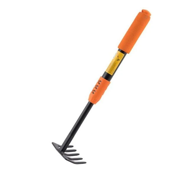 Грабли малые металл 5 зубьев поролоновая ручка 10*3см PARK HG3550-D (24)