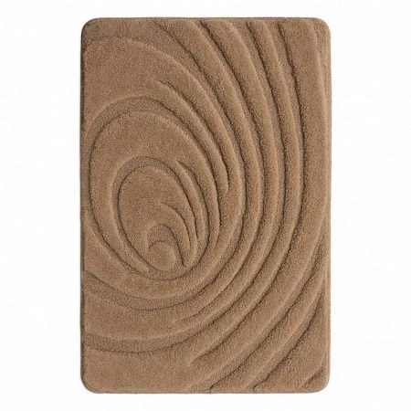 Коврик в ванную 60*100см полипропилен/латекс Lemis светло-коричневый 3019
