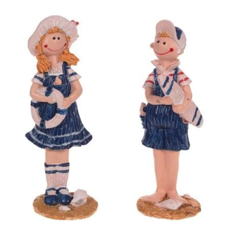Статуэтка Моряк/Морячка полистоун 5*5*17см 2 вида (72)