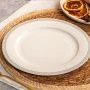 Тарелка мелкая 25см фарфор ALEKSANDRIA обеденная TDP680 (6)