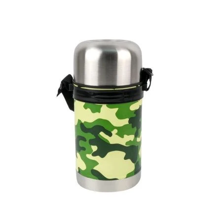 Термос с широким горлом 800мл (9-10ч) нерж.сталь Милитари Diolex DXF-800-3 (12)