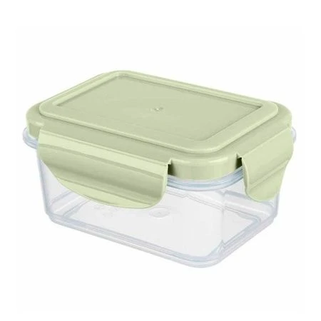 Контейнер пищевой 250мл 118*89*59мм пластик СВЧ SMART LOCK зеленый (24)