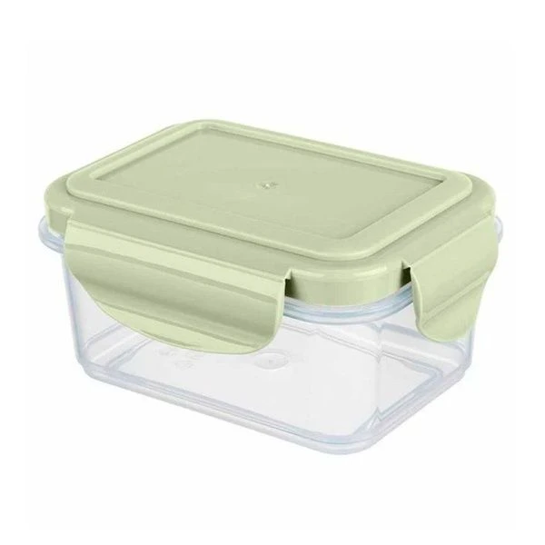 Контейнер пищевой 250мл 118*89*59мм пластик СВЧ SMART LOCK зеленый (24)