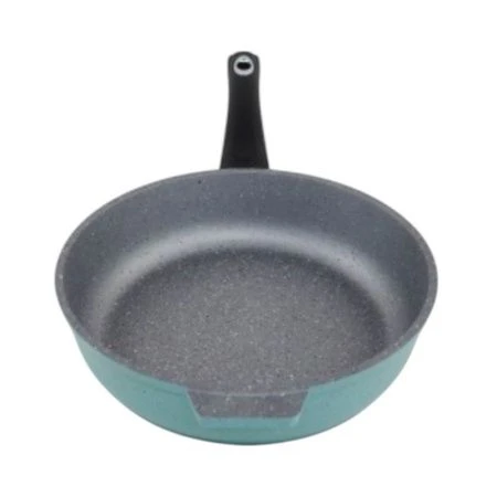 Сковорода 30см алюминий АП Marble evolution silver с несъемной ручкой (8)