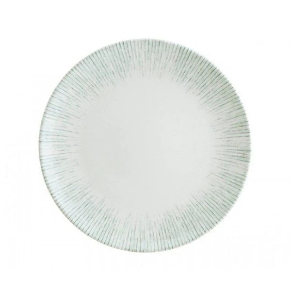 Тарелка мелкая 27см фарфор ИРИС СЕРЫЙ обеденная IRSGRM27DZ (12)
