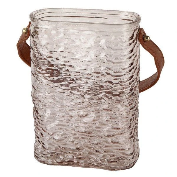 Ваза для цветов 1200мл 17,5см стекло Сумочка инд.уп. (24)