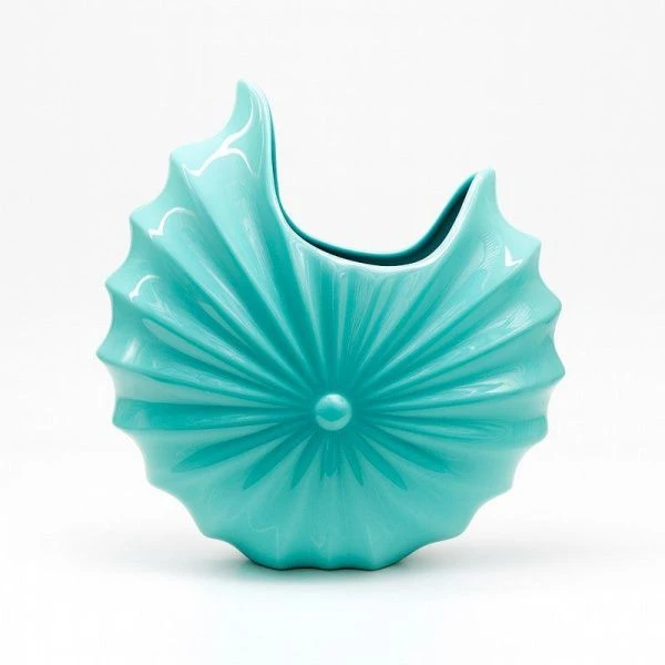 Ваза для цветов 28см керамика бирюза JC-16105 (12)