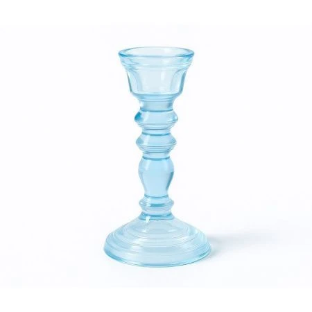 Подсвечник средний ГОЛУБОЙ 3900 141424 КРИСТОФФ-2