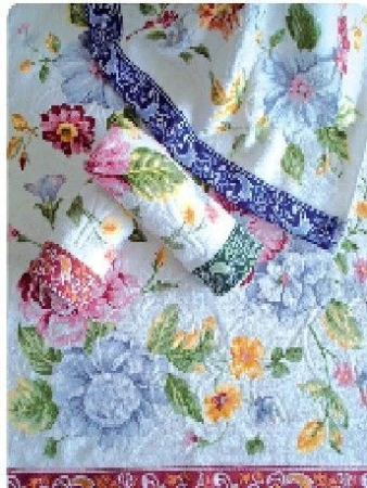 яяяПолотенце махровое 30*70см Любимый дом принт модель Осенний вальс