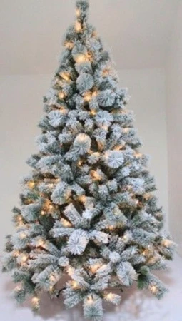 Елка искусственная 150см заснеженная со светодиодами SZL607/5 (2013г)