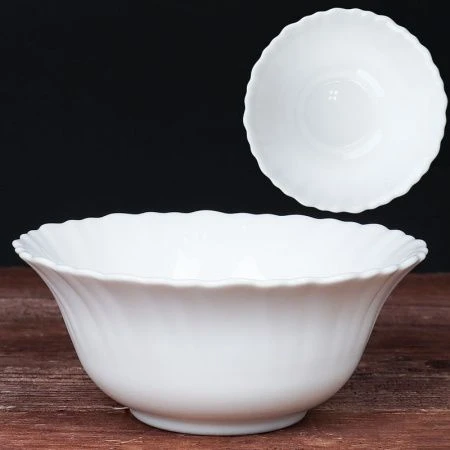 Салатник 13см 350мл стеклокерамика белый NHW50T (6/72)