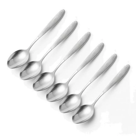 Ложки столовые набор 6шт 19,5*6см нерж.сталь ЛОРА (вес 1шт 51,1г) 1221/JC-15665 (100)