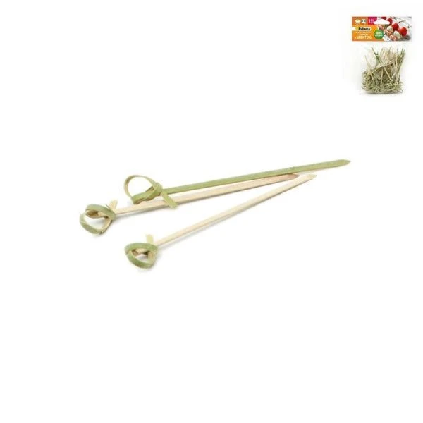 Шпажки для канапе 9см 35шт бамбук ЗАВИТОК PATERRA (100)