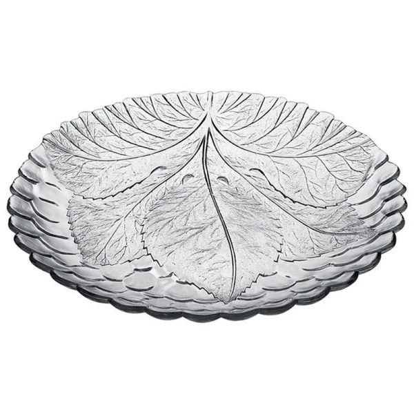 Тарелка мелкая 19,5см стекло СУЛТАНА десертная (12)