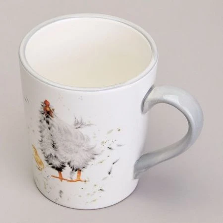 Кружка 300мл 12*8,5*10см керамика FUNNY HENS (36)