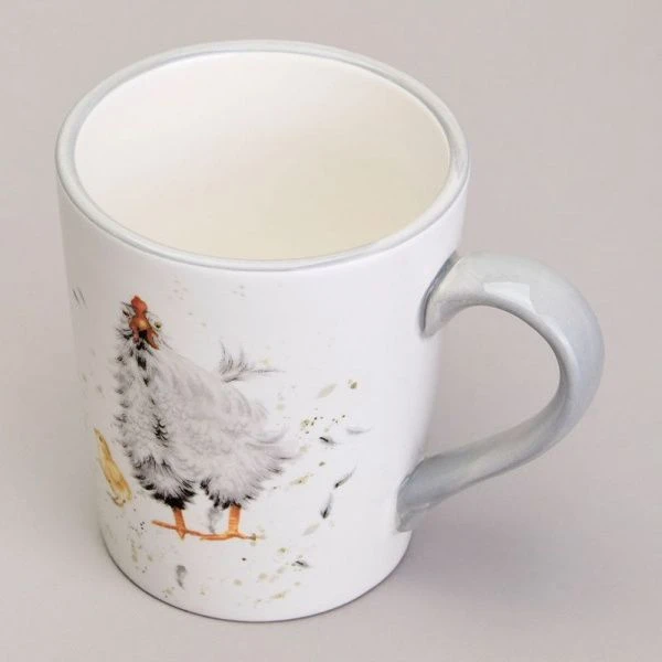 Кружка 300мл 12*8,5*10см керамика FUNNY HENS (36)