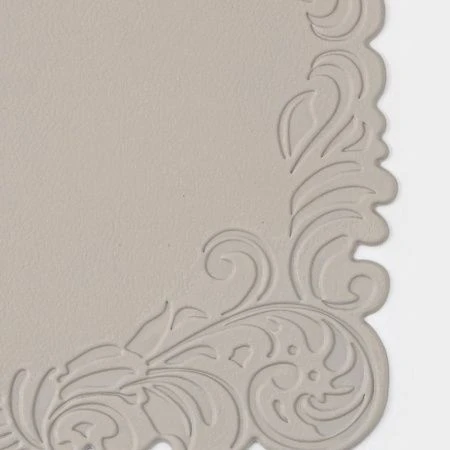 Салфетки сервировочные набор 2шт 45*30см ПВХ Экокожа бежевый (25)