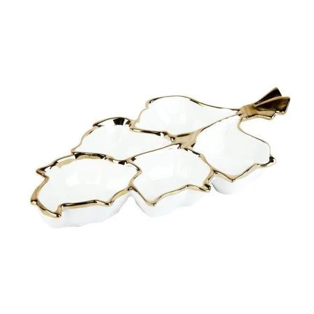 Менажница 5 секций 36*20,5*4,5см фарфор МАРШМЕЛЛОУ (3/12)