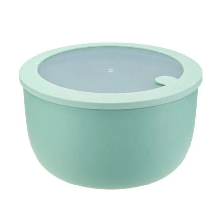 Миска герметичная 3,6л пластик НЕО с клапаном для СВЧ Фисташковый (12)