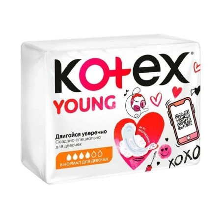 Прокладки 8шт Kotex Young Normal (16)