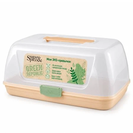 Хлебница 35*20*16см Green Republic лён (6)