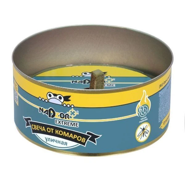 Свеча антимоскитная на эфирных маслах, 6 часов горения Nadzor EXTREME (36)