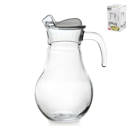 Кувшин 1,8л стекло БИСТРО с прозр. пластиковой крышкой (6)