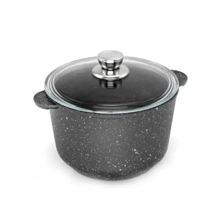 Кастрюля 4л алюминий АП ГРАНИТ МЕЧТА со стекл.крышкой 24см Dariis СБВР-400 (8)