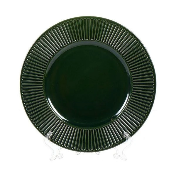 Тарелка мелкая 22см керамика EMERALD GREEN десертная TDP472 (12)