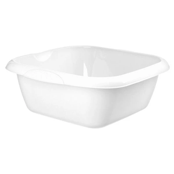 Таз квадратный 6л пластик Good белый (30) 223201129/01