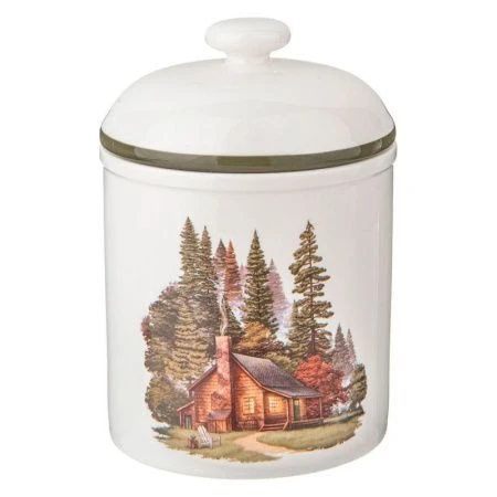Банка для сыпучих продуктов 850мл 17см фарфор Family House (12)
