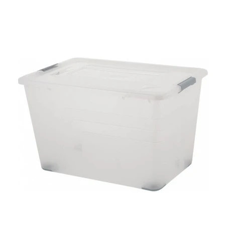 Ящик для хранения 52л 57*39*36см пластик Bergen натуральный (5)