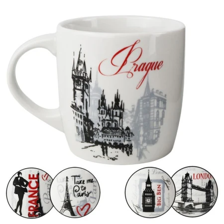 Кружка 350мл фарфор Формат ГОРОДА 6235 FR (12)