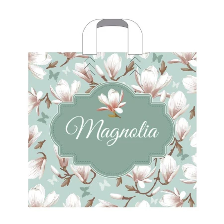 Пакет с петлевой ручкой 38*34+3см полиэтилен Магнолия (50/500)