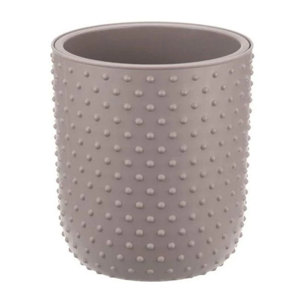 Кашпо 4л 235мм пластик БАБЛ со вставкой французcкий серый (3)