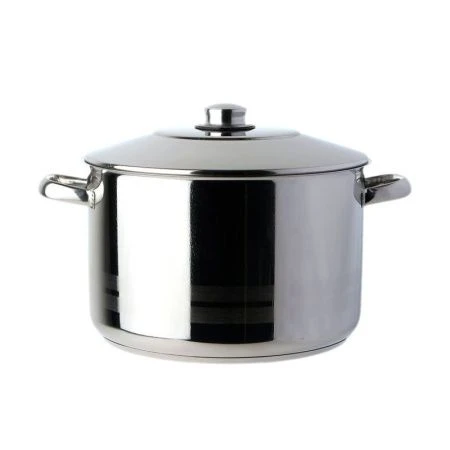 Кастрюля 11л (28*18/дно d25см) нерж.сталь Arian Lion мет.крышка 4TTCLK1128006
