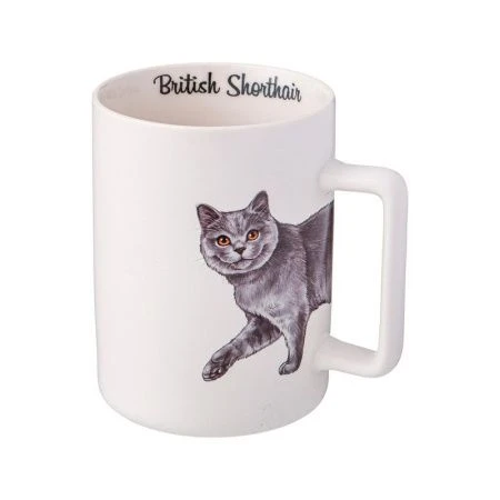 Кружка 400мл 8*7*10,8см фарфор BRISH SHORTHAIR