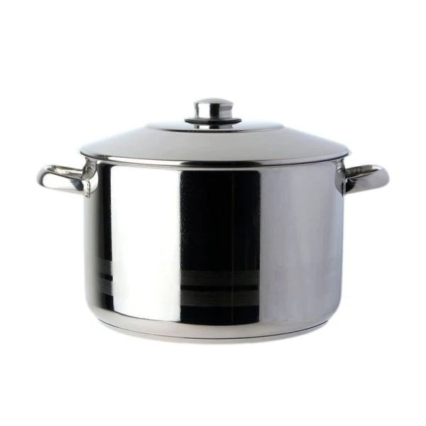 Кастрюля 11л (28*18/дно d25см) нерж.сталь Arian Lion мет.крышка 4TTCLK1128006 Кастрюля 11л (28*18/дно d25см) нерж.сталь Arian Lion мет.крышка 4TTCLK1128006