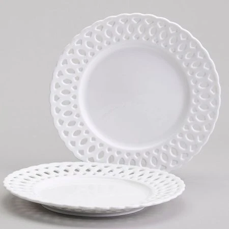 Тарелки мелкие набор 2шт 20*2,5см фарфор Style десертные (18)