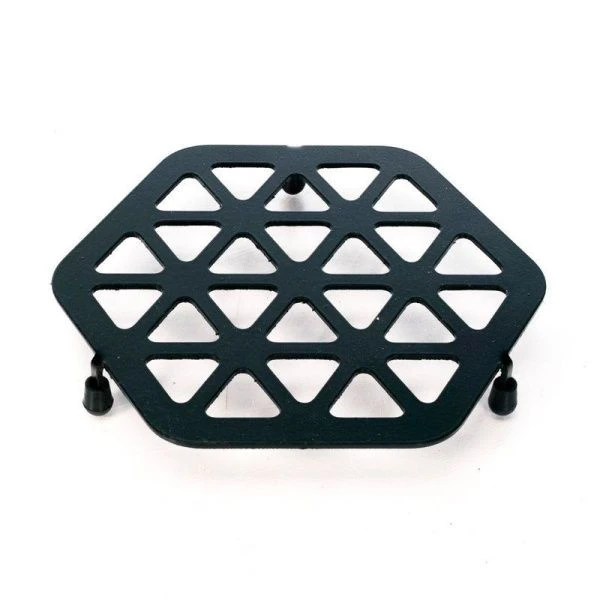 Подставка под горячее 2,2*19,9*14,9см металл черная 300-105B