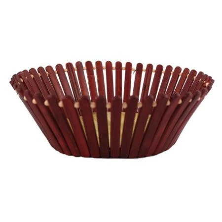 Сухарница овальная бамбук 10,8см 10*22*26см JC-7925/д108 (120)