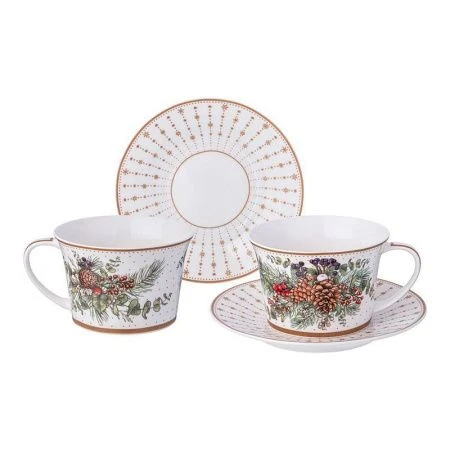 Чайный набор 4пр фарфор Celebration на 2 персоны 250мл (12)