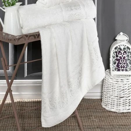 Полотенце бамбук 50*90см Karna ARMOND (Кремовый) 500г