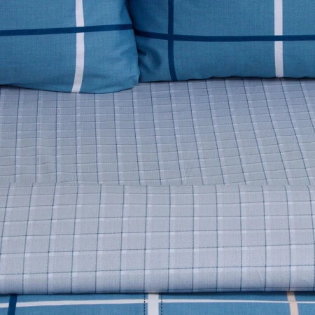 КПБ семейный сатин 100%хлопок LoveLife (пр.225*240, под.143*215-*2, нав.50*70*2, рис. School time)