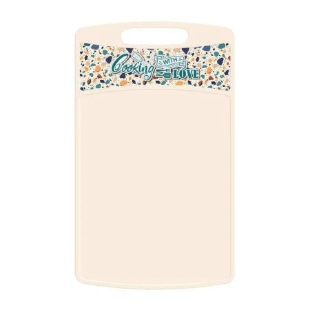 Доска разделочная 335*220*4мм пластик Bergamo ТЕРРАЦЦО светло-бежевый (20) 223134225/01