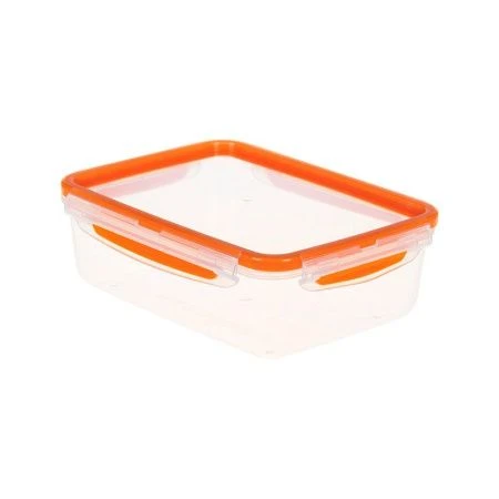 Контейнер пищевой 1,4л пластик РИЧ герметичный оранжевый (16)