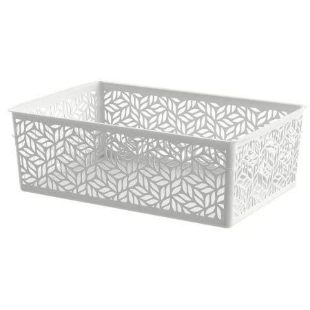 Корзина для хранения 4,3л 290*190*95мм пластик Linden белая (12) 221213329/01