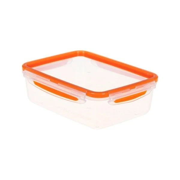 Контейнер пищевой 1,4л пластик РИЧ герметичный оранжевый (16)