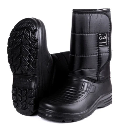 Сапоги мужские утепленные камуфляж/черные р.45 (12)